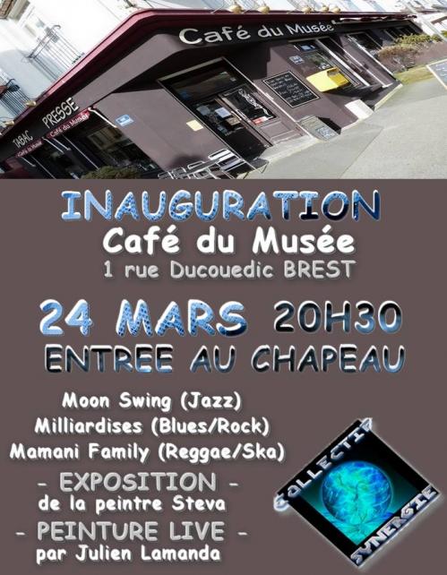 Cafe du musee brest inauguration vendredi 24 mars 2017